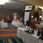 image of silent auction tables
