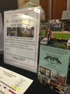 photo of silent auction display