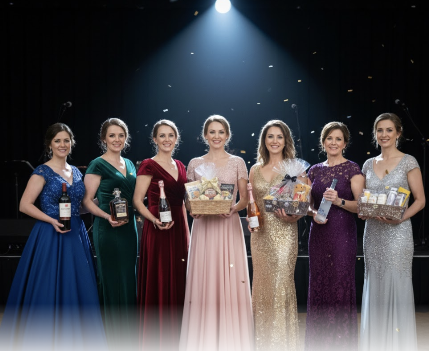 An AI-generated image of 7 women